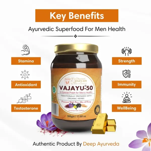Vajayu® 50 Prash Ayurvedic Superfood for Men’s Health